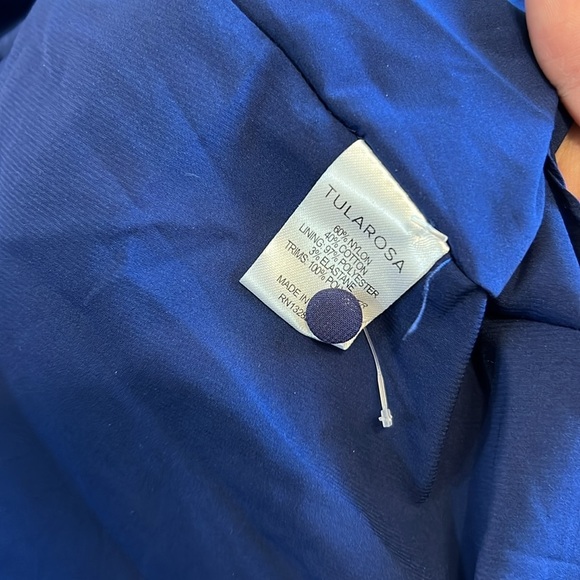 Tularosa Revolve Skylar Lace V Neck Mini Dress Blue Small - Picture 9 of 10